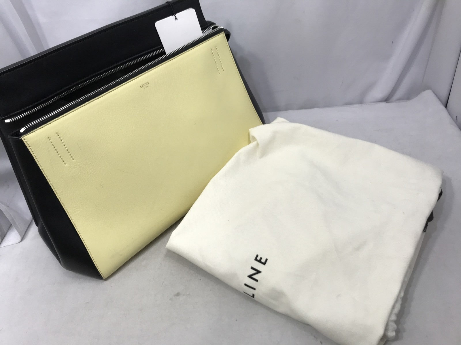 CELINE エッジ ミディアム ベージュバッグ