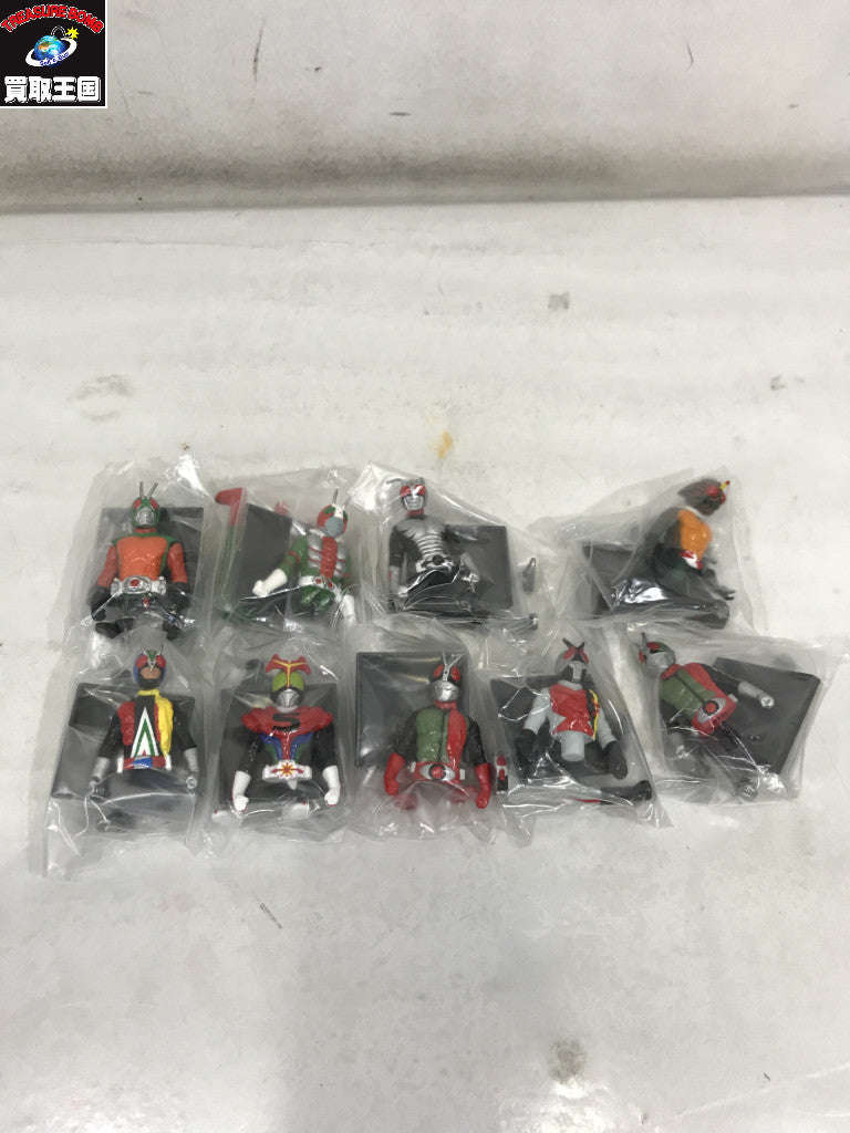 HG 栄光の9人ライダー編 全種セット フィギュア/グッズ