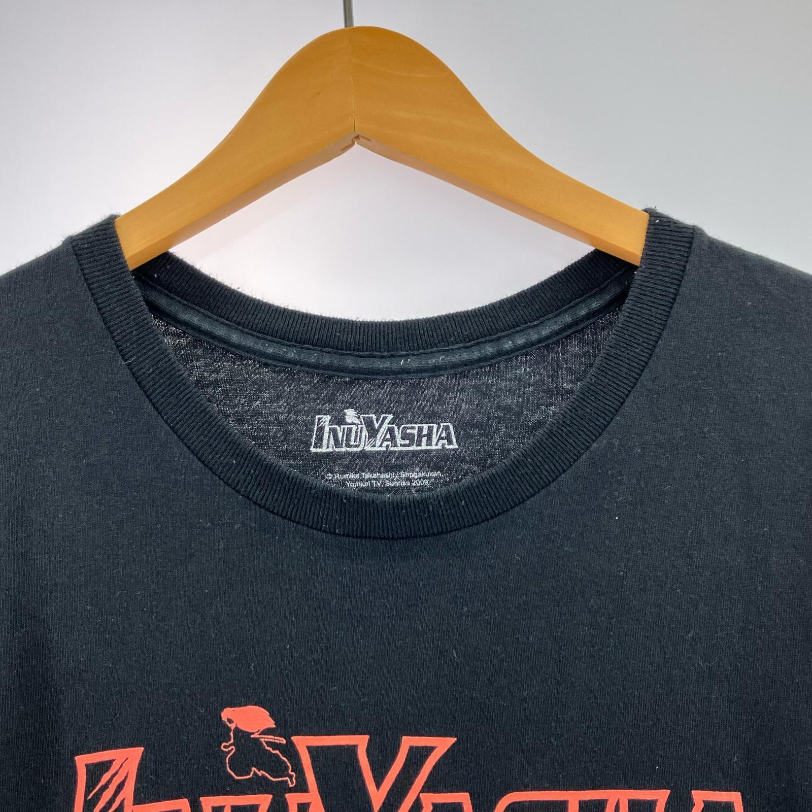 半袖Tシャツ 犬夜叉 BLK L L ブラック