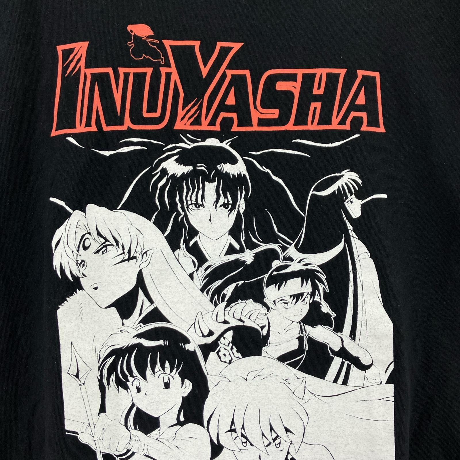 半袖Tシャツ 犬夜叉 BLK L L ブラック