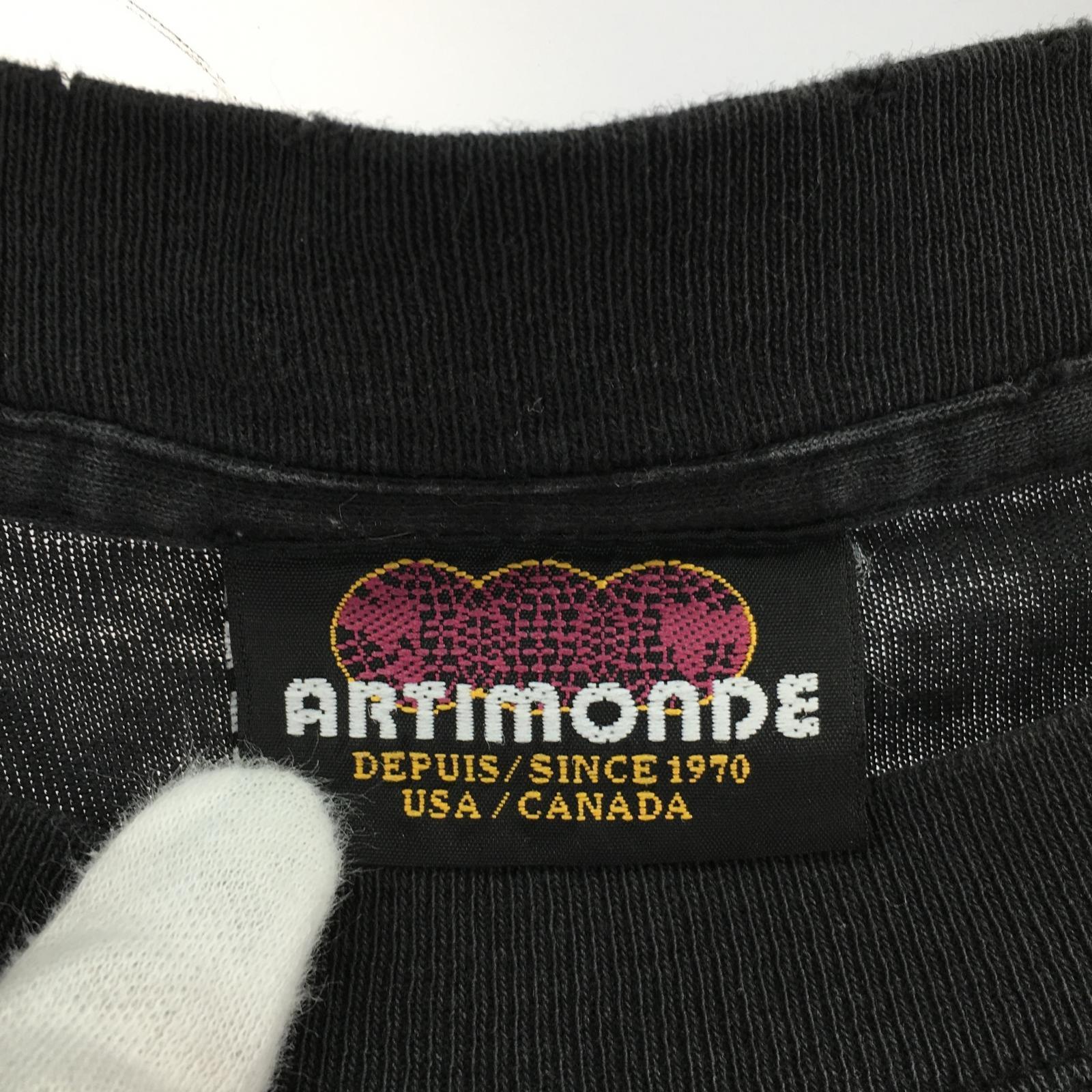 半袖Tシャツ NIRVANA SMILE ARTIMONDEボディ 黒 ブラック