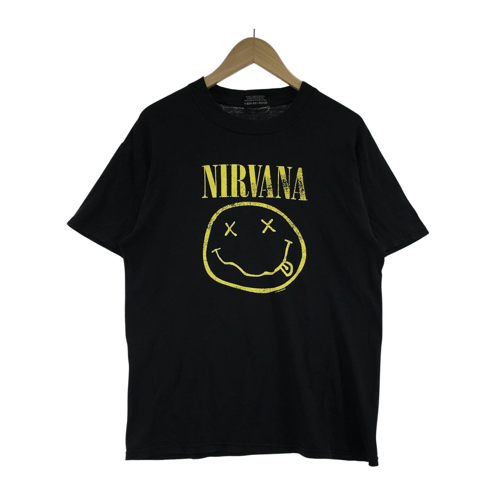 半袖Tシャツ NIRVANA SMILE ARTIMONDEボディ 黒 ブラック