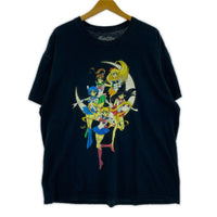 半袖Tシャツ 00's セーラームーン 集合プリントTEE 黒 L ブラック