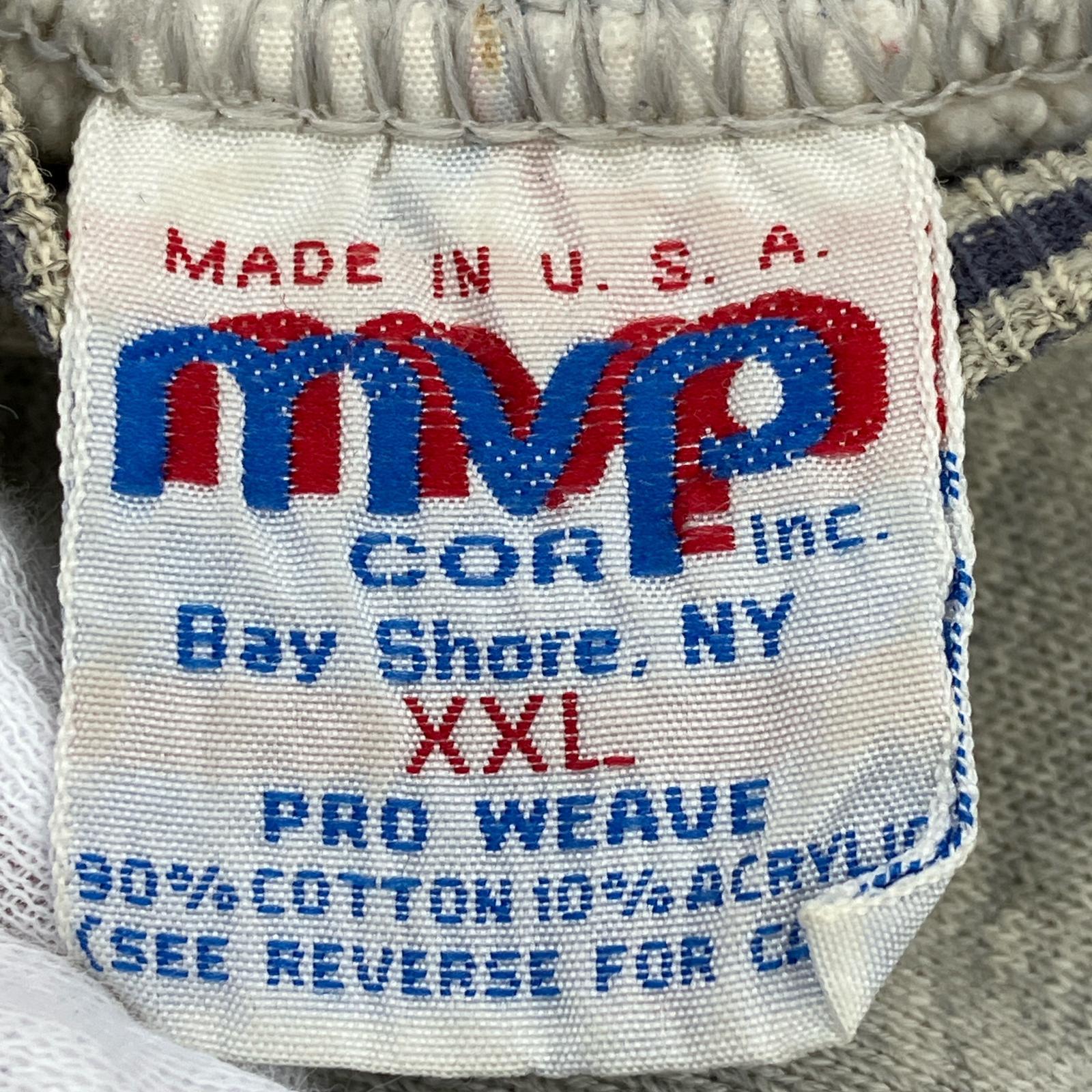 スウェット 90’s MVP リバースウィーブ型 カレッジスウェット グレー