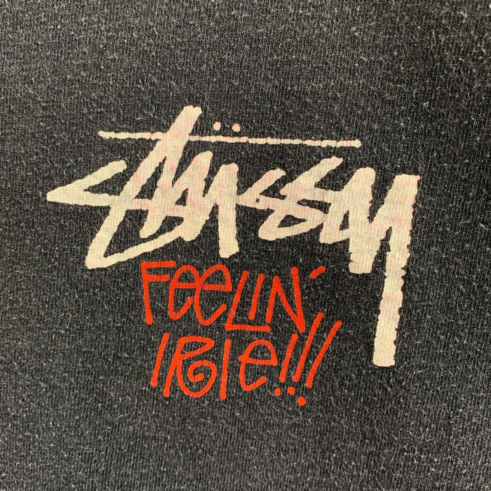 半袖Tシャツ 80s ラスタライオン バックプリントTee ブラック