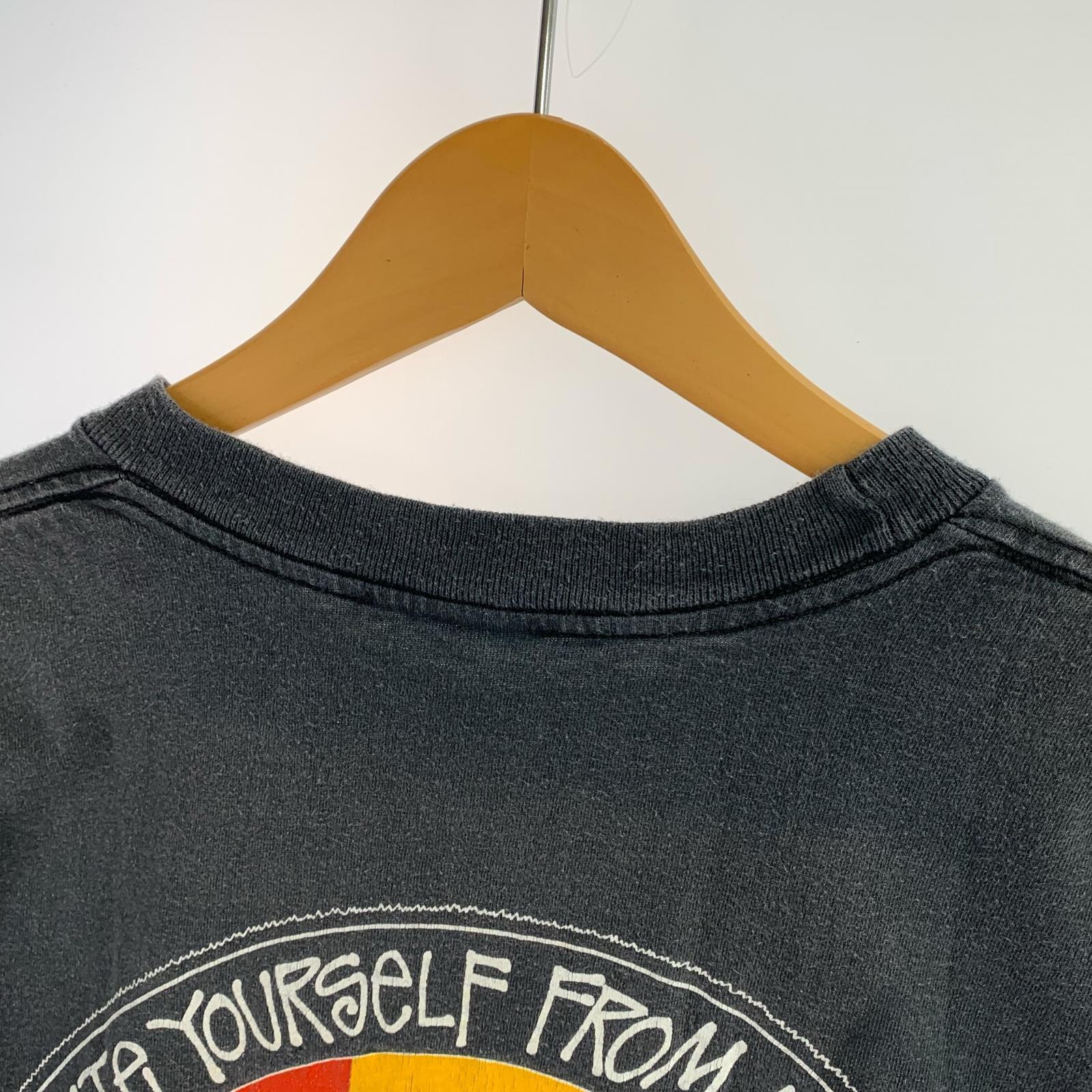 半袖Tシャツ 80s ラスタライオン バックプリントTee ブラック