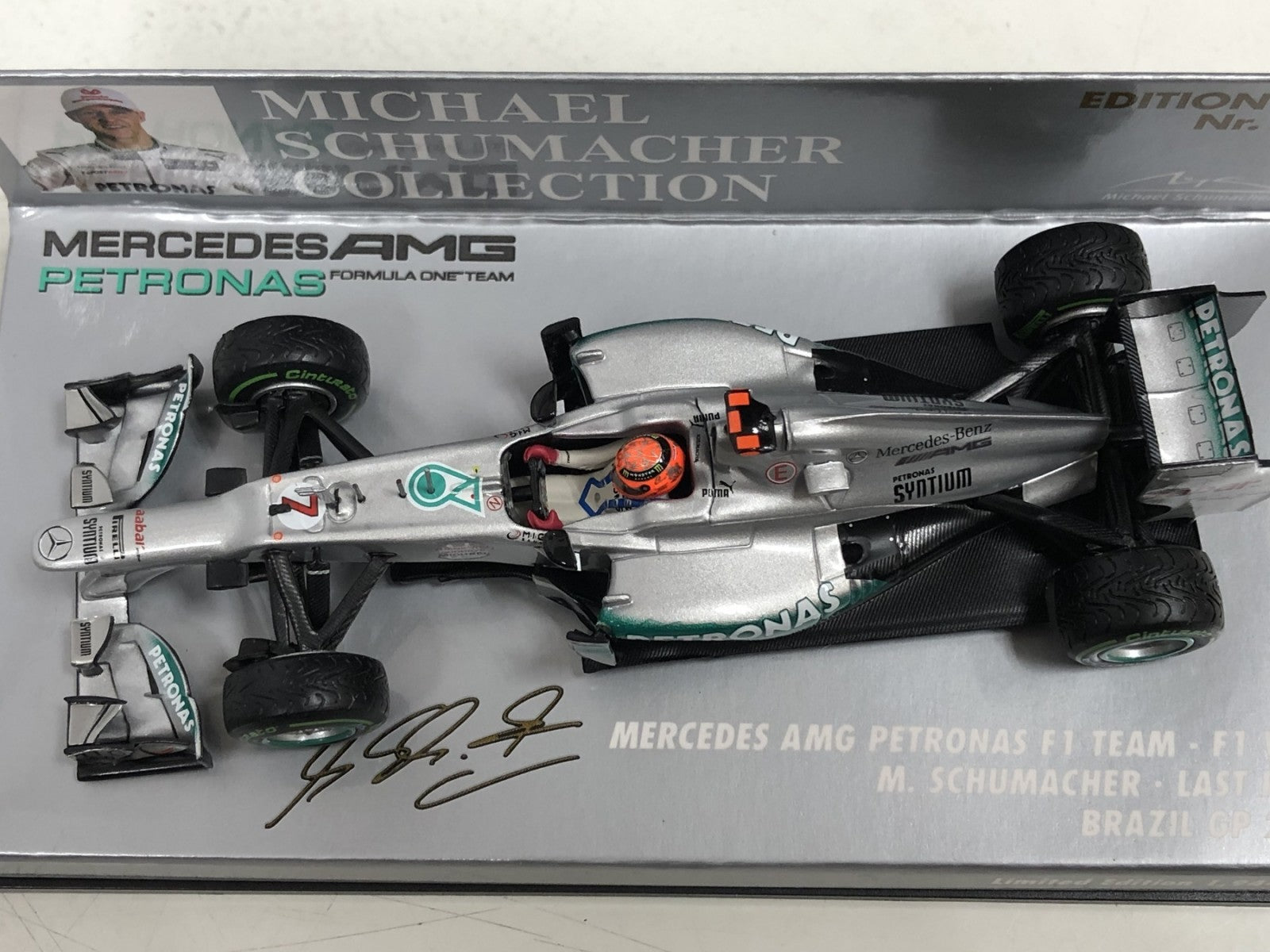 シューマッハー メルセデス AMG W03 #7 スケールカー