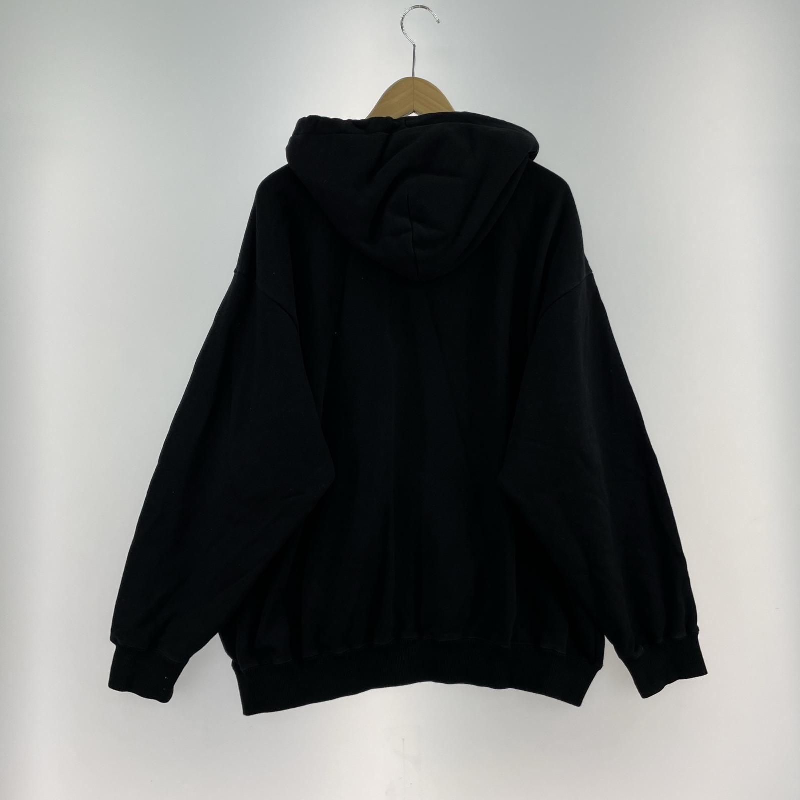 パーカー BUTTERFLY ZIP UP HOODIE BLK S S ブラック
