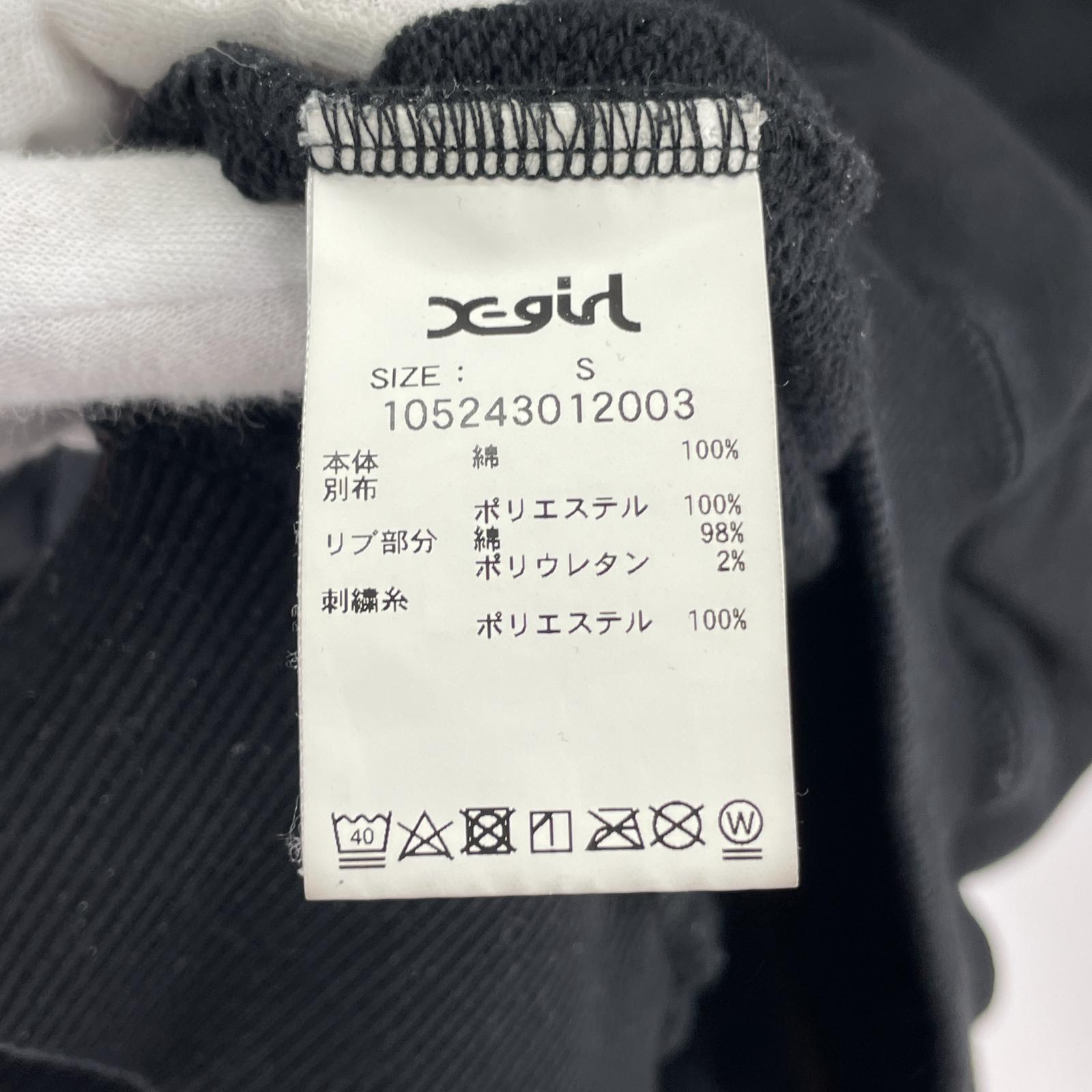 パーカー BUTTERFLY ZIP UP HOODIE BLK S S ブラック