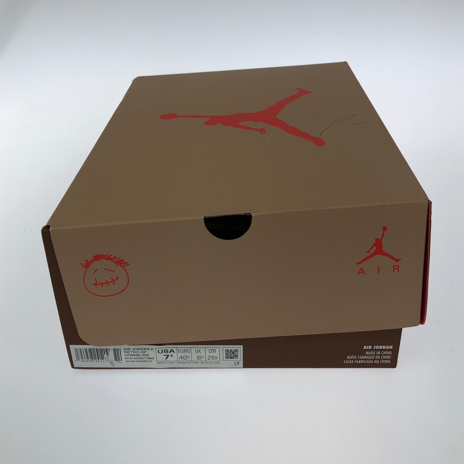 スニーカー × Travis scott AJ6 RETRO SP 25.5cm 25.5cm (US7 1/2 UK7 EU41) ベージュ