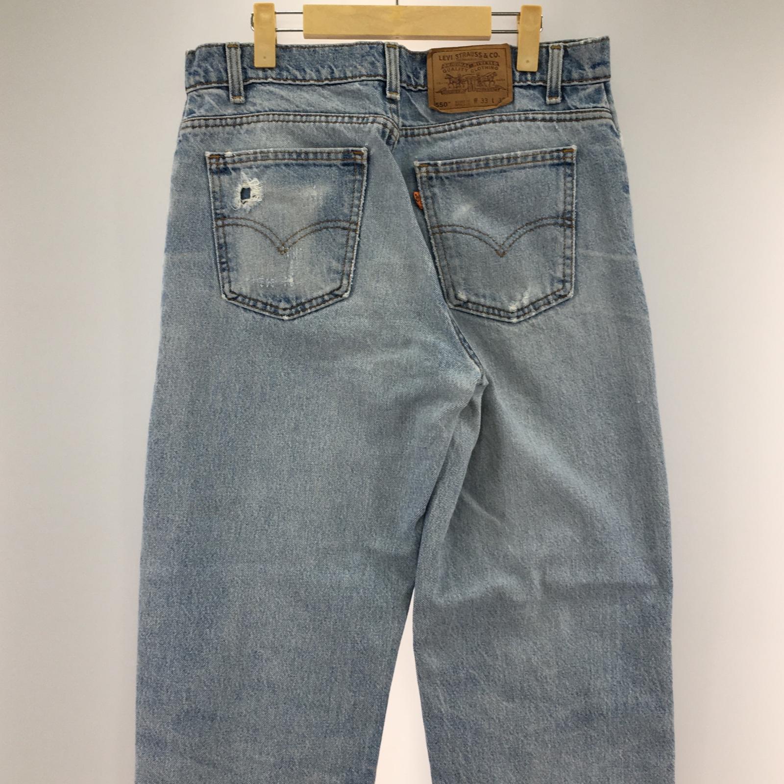 デニムパンツ 90s 550 裏515 オレンジタブ(W33) 33 ブルー