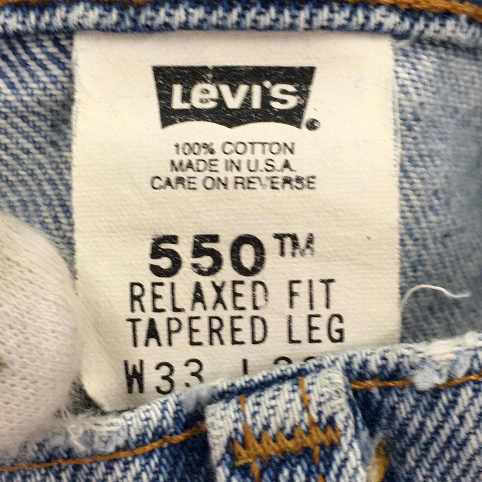デニムパンツ 90s 550 裏515 オレンジタブ(W33) 33 ブルー