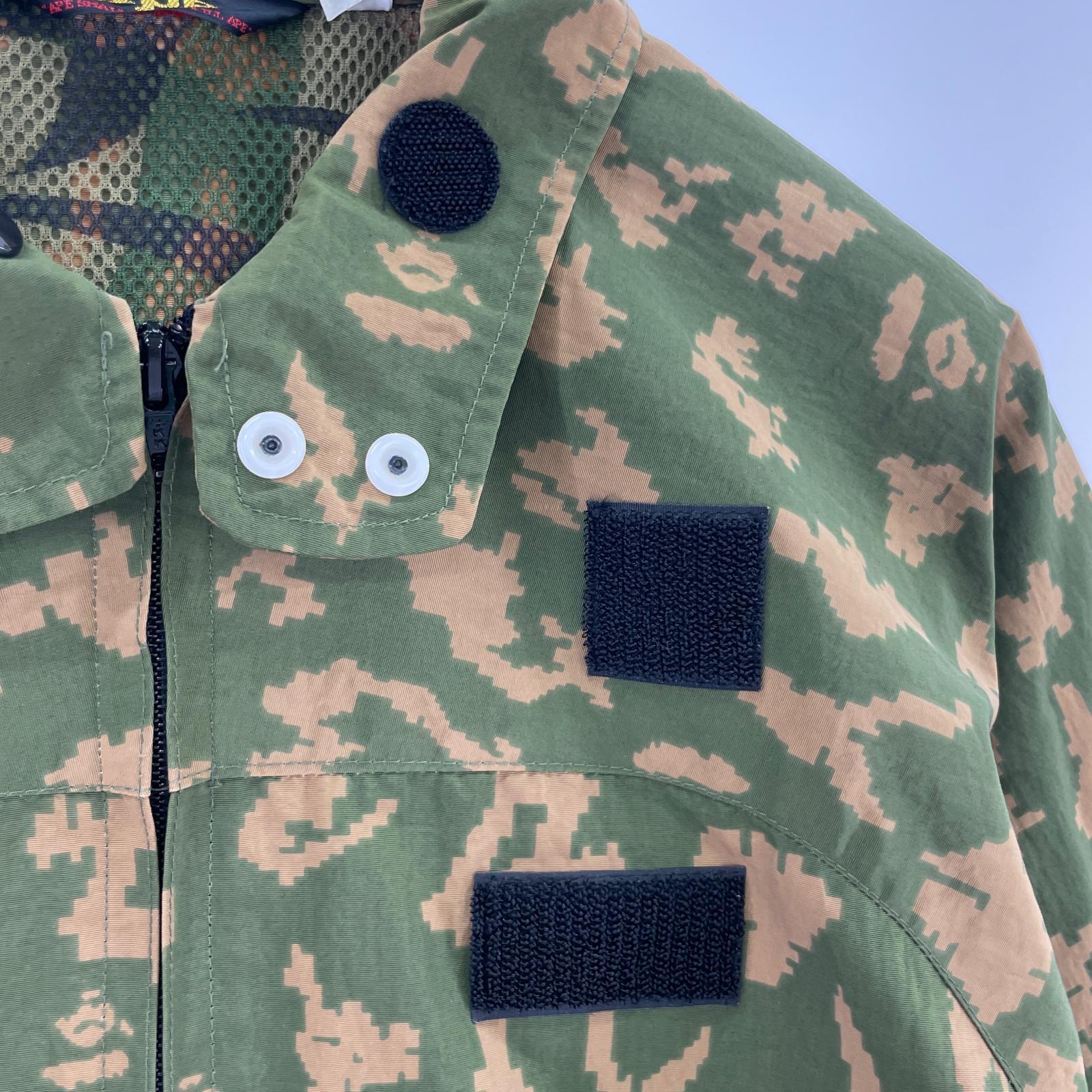 ジャケット ナイロン ジャケット 迷彩 S