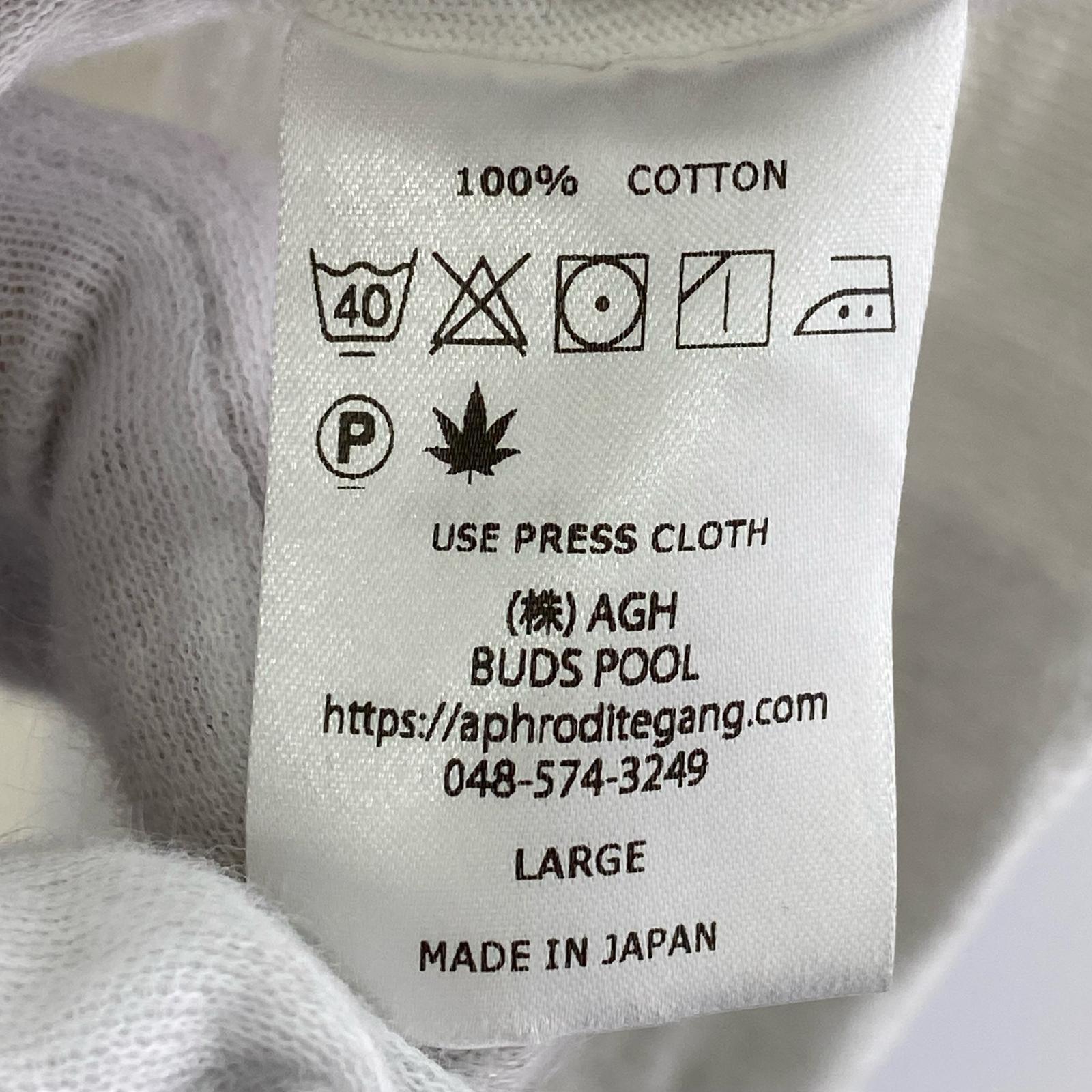 半袖Tシャツ BUDSPOOL ホワイト L L ホワイト