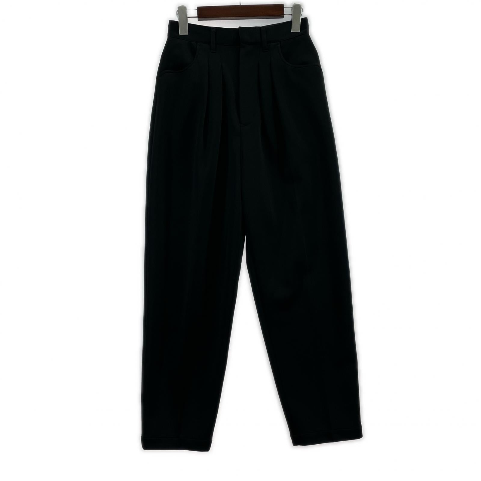 パンツ FARAH Two Tuck Wide Tapered Pants ブラック
