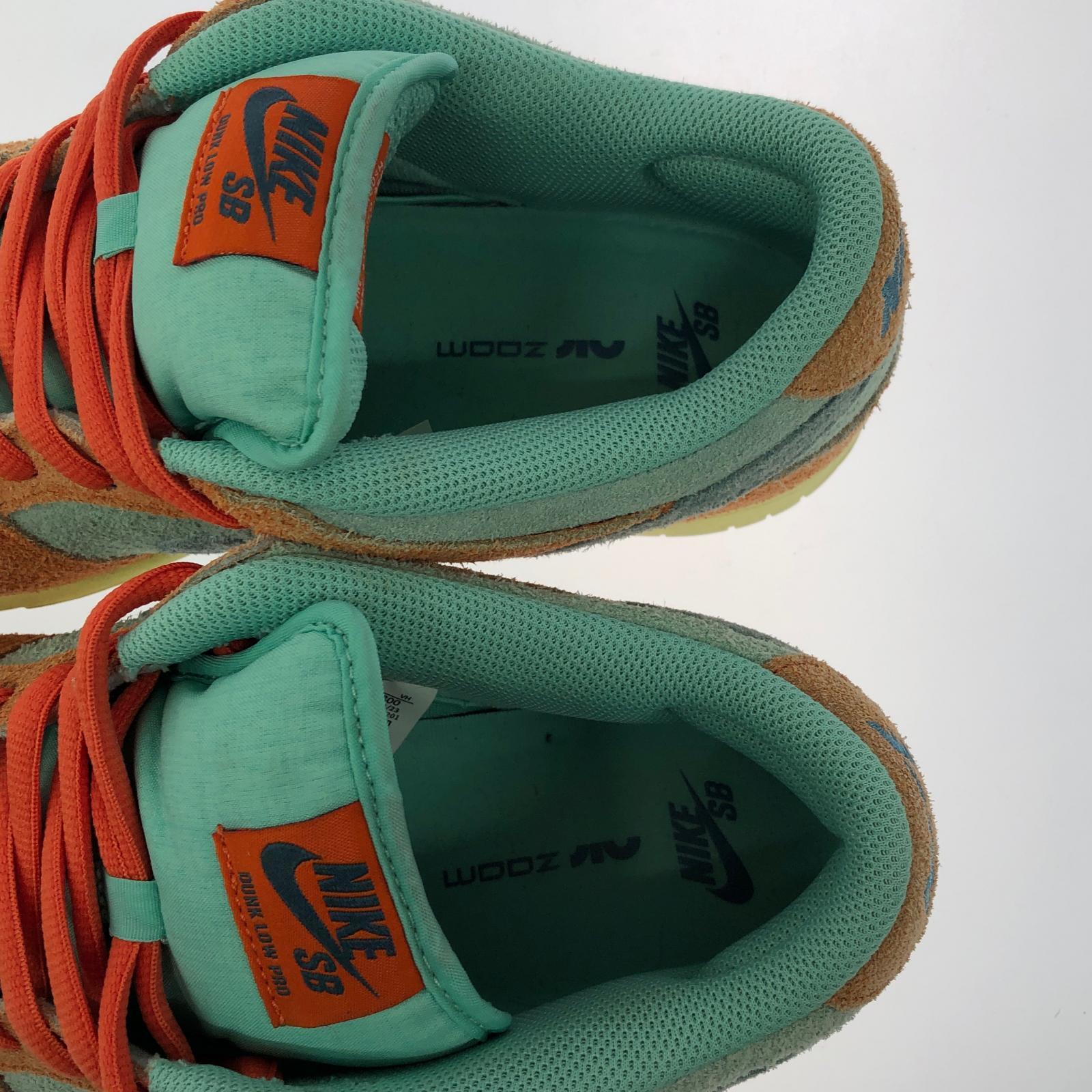 スニーカー Nike SB Dunk Low Pro PRM Orange and Emerald Rise DV5429-800 (27) 27cm (US9 UK8 1/2 EU44)