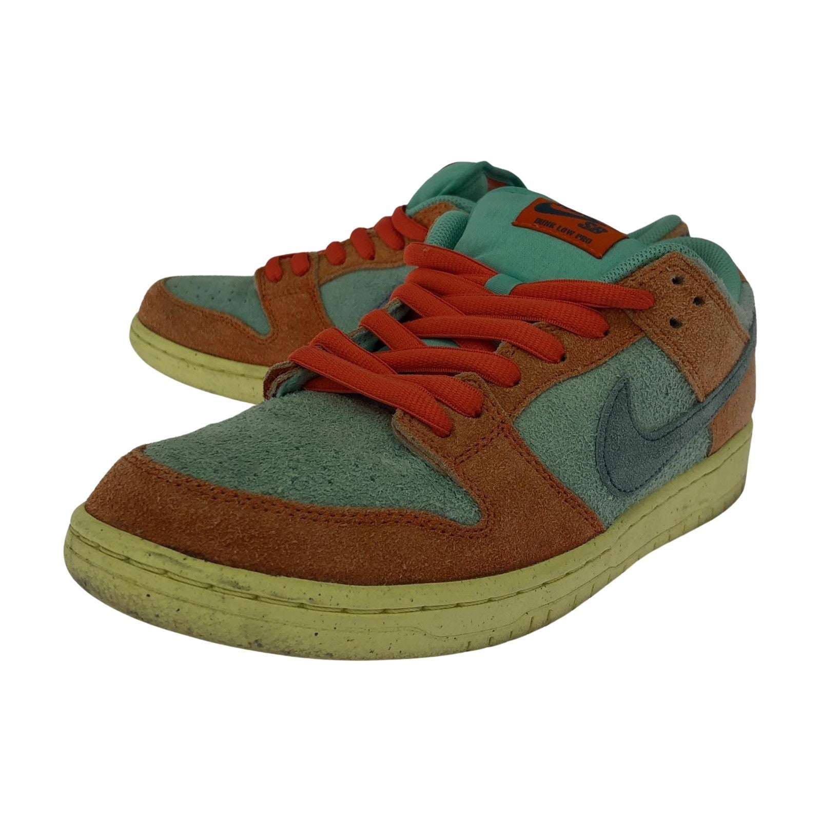 スニーカー Nike SB Dunk Low Pro PRM Orange and Emerald Rise DV5429-800 (27) 27cm (US9 UK8 1/2 EU44)