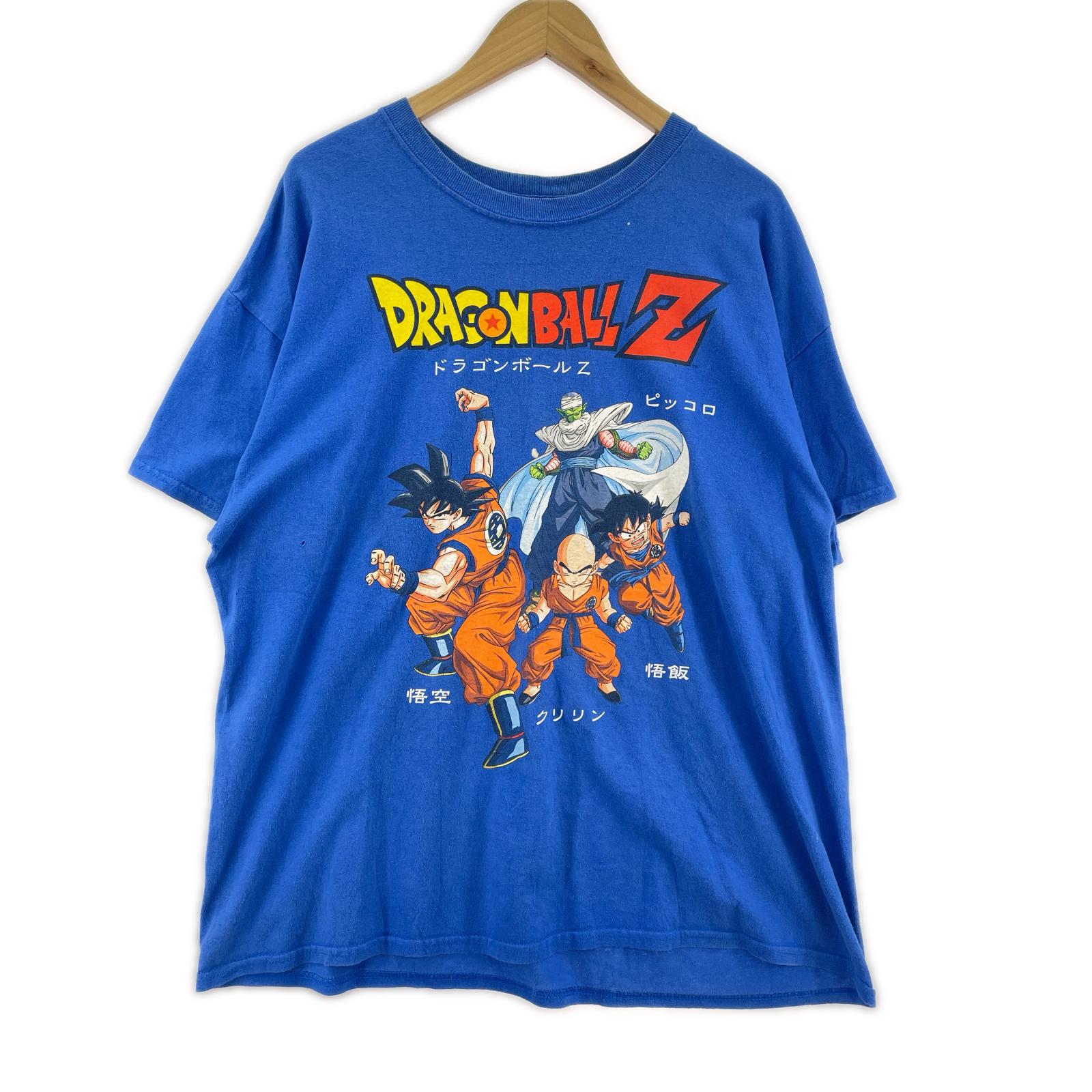 半袖Tシャツ 00's ドラゴンボールZ プリントTEE 青