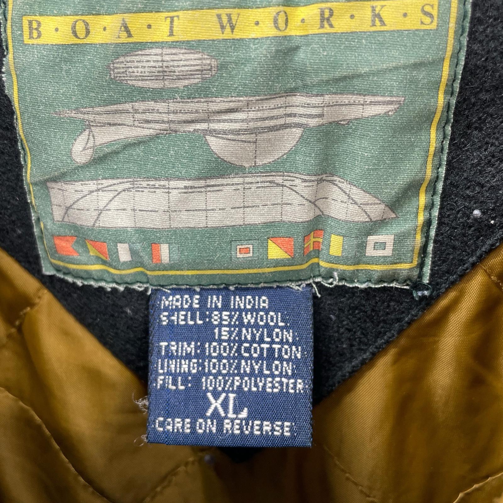 ジャケット BOATWORKSダッフルコート ブラック