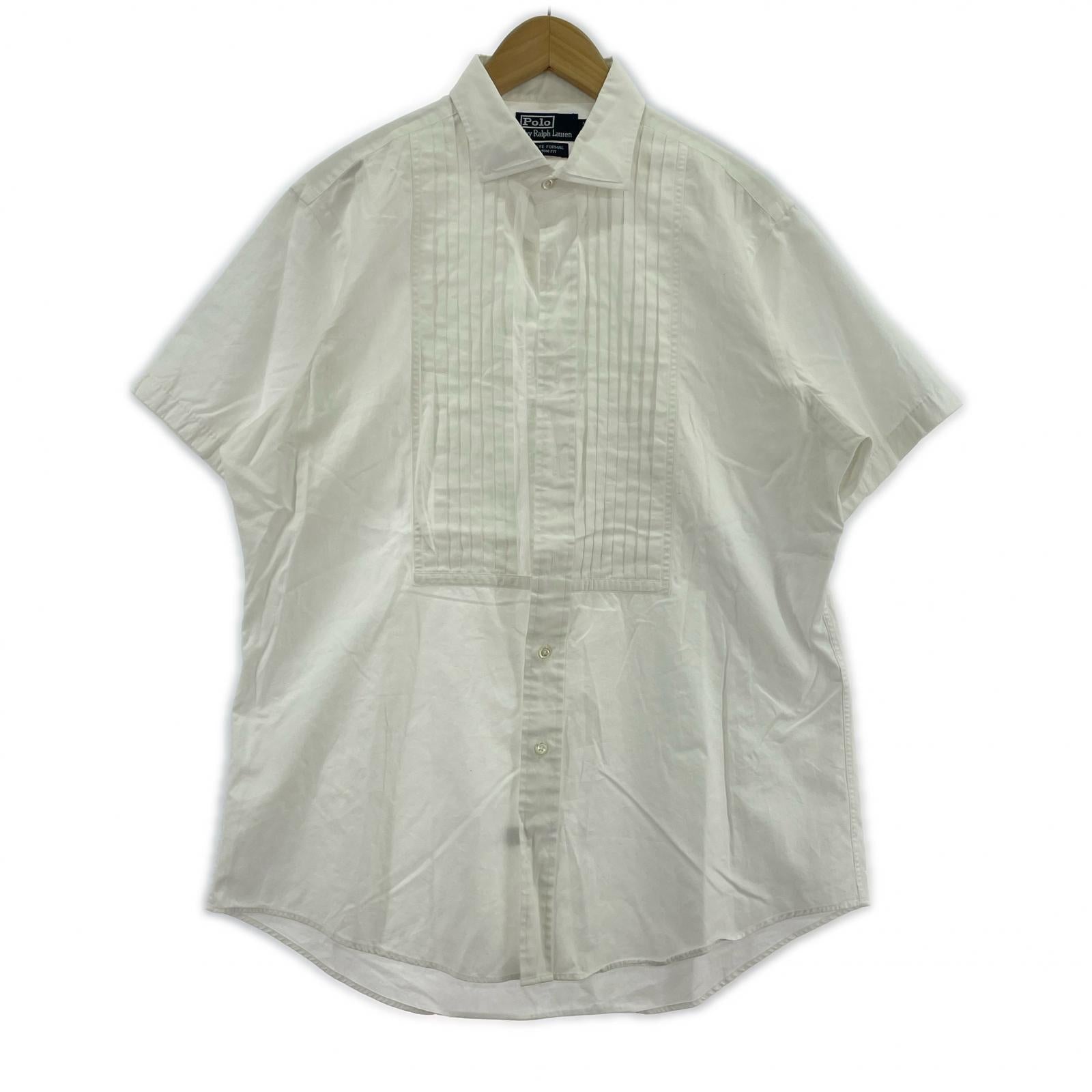 半袖シャツ ESTATE FORMANL ドレスシャツ WHT (L) L ホワイト