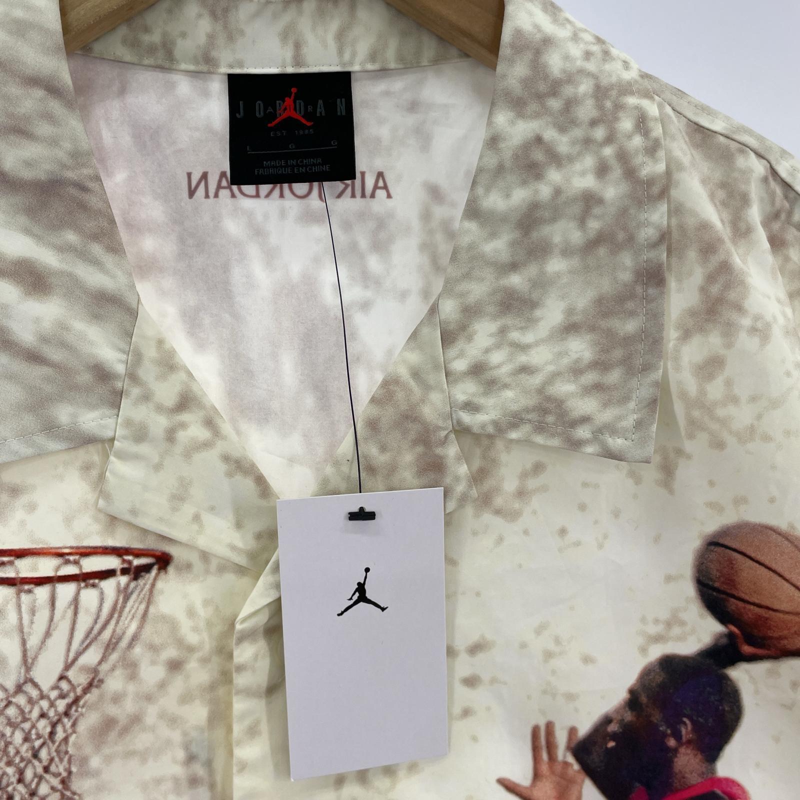 半袖シャツ AIR JDN PG CAMP SHIRT SAIL L マルチカラー