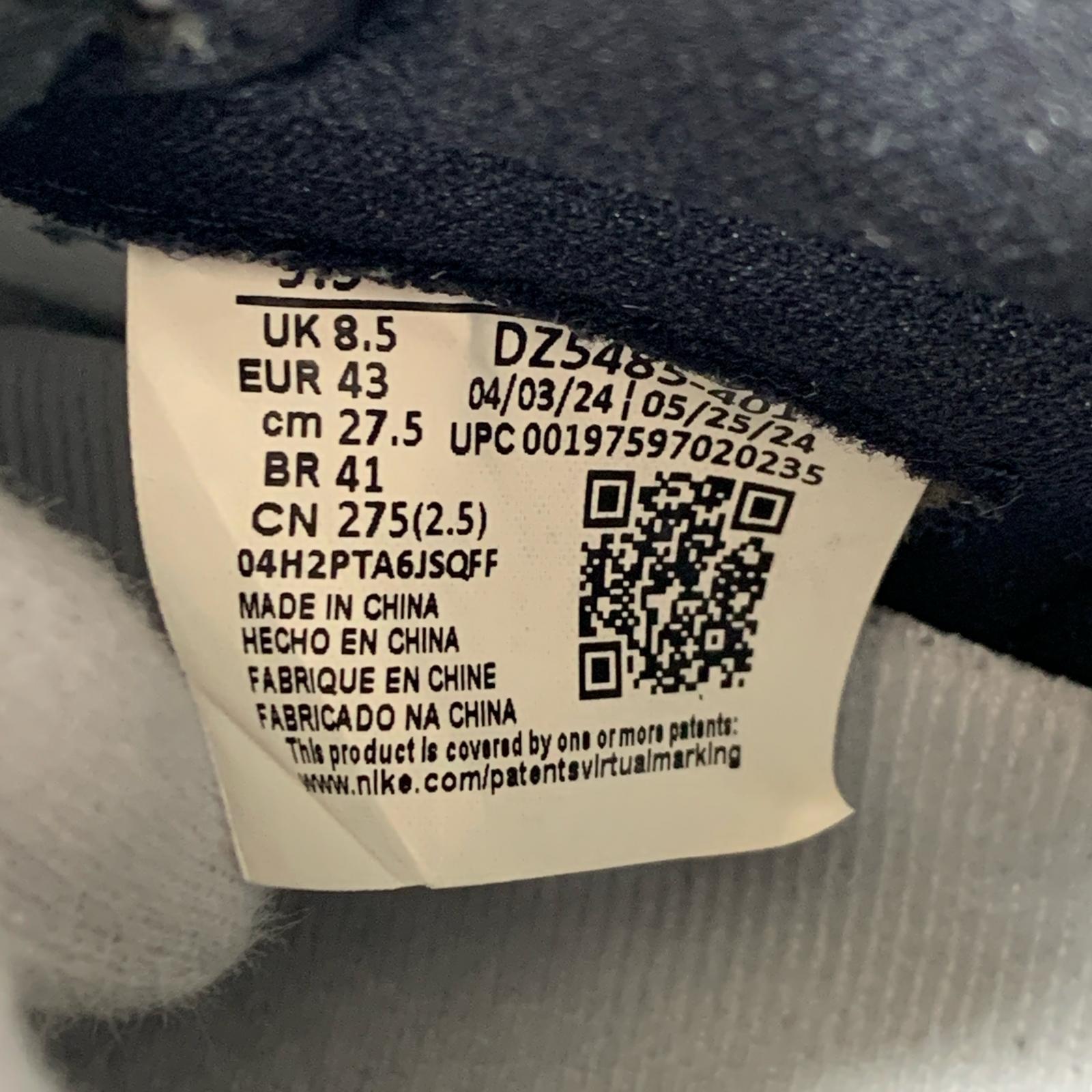 スニーカー AIR JORDAN1 RETRO 27.5cm DZ5485-401 27.5cm (US9 1/2 UK9 EU45)