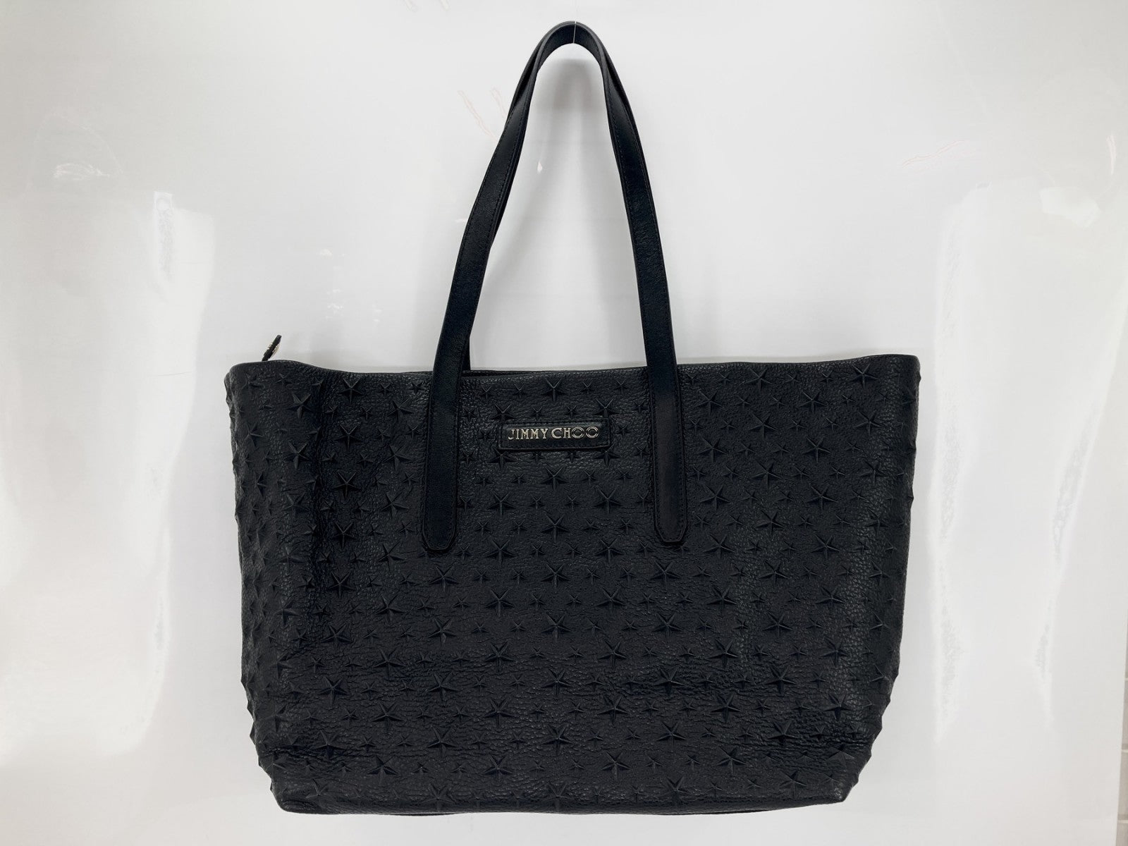 スターエンボストートバッグ BLK