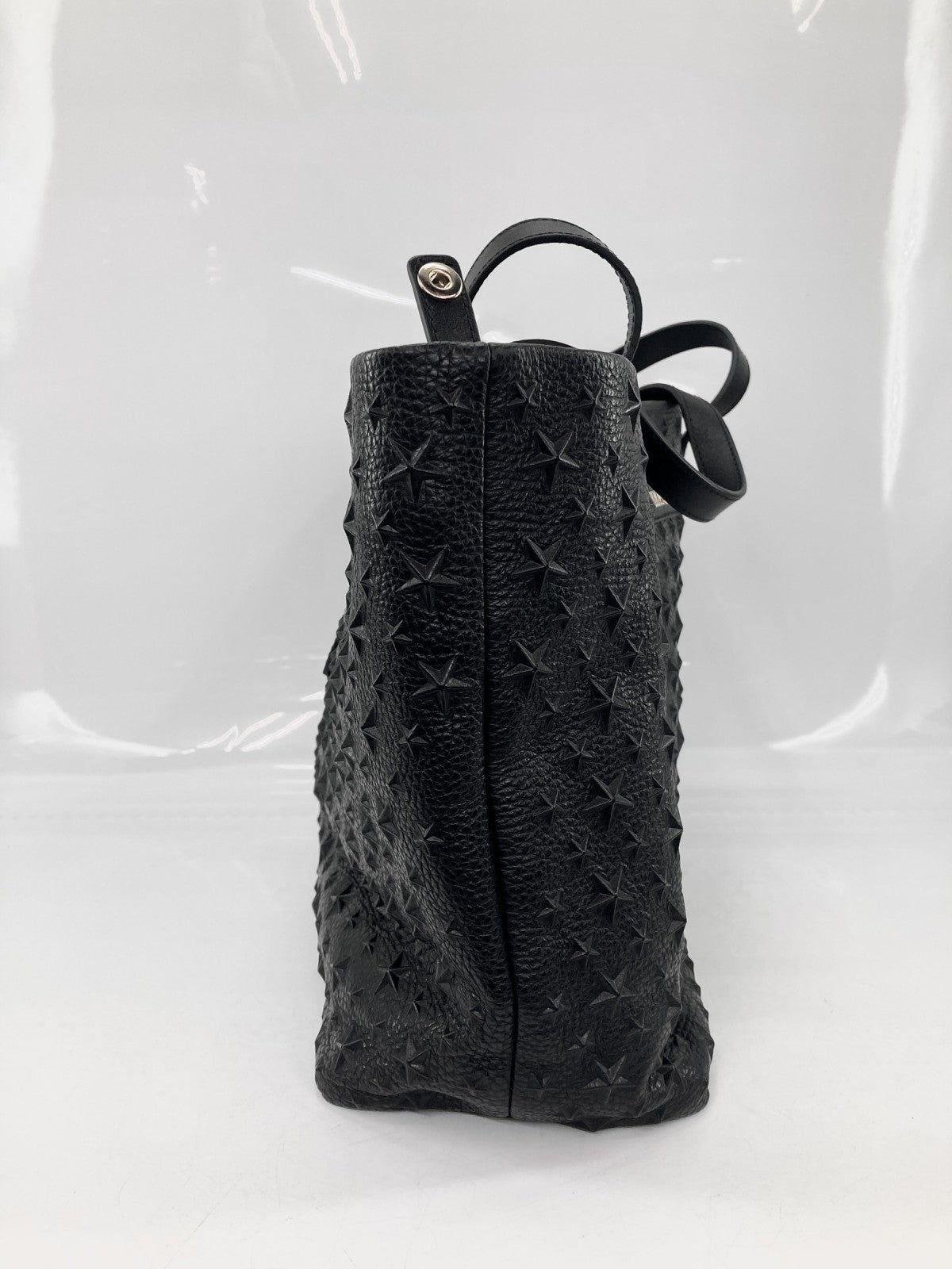 スターエンボストートバッグ BLK