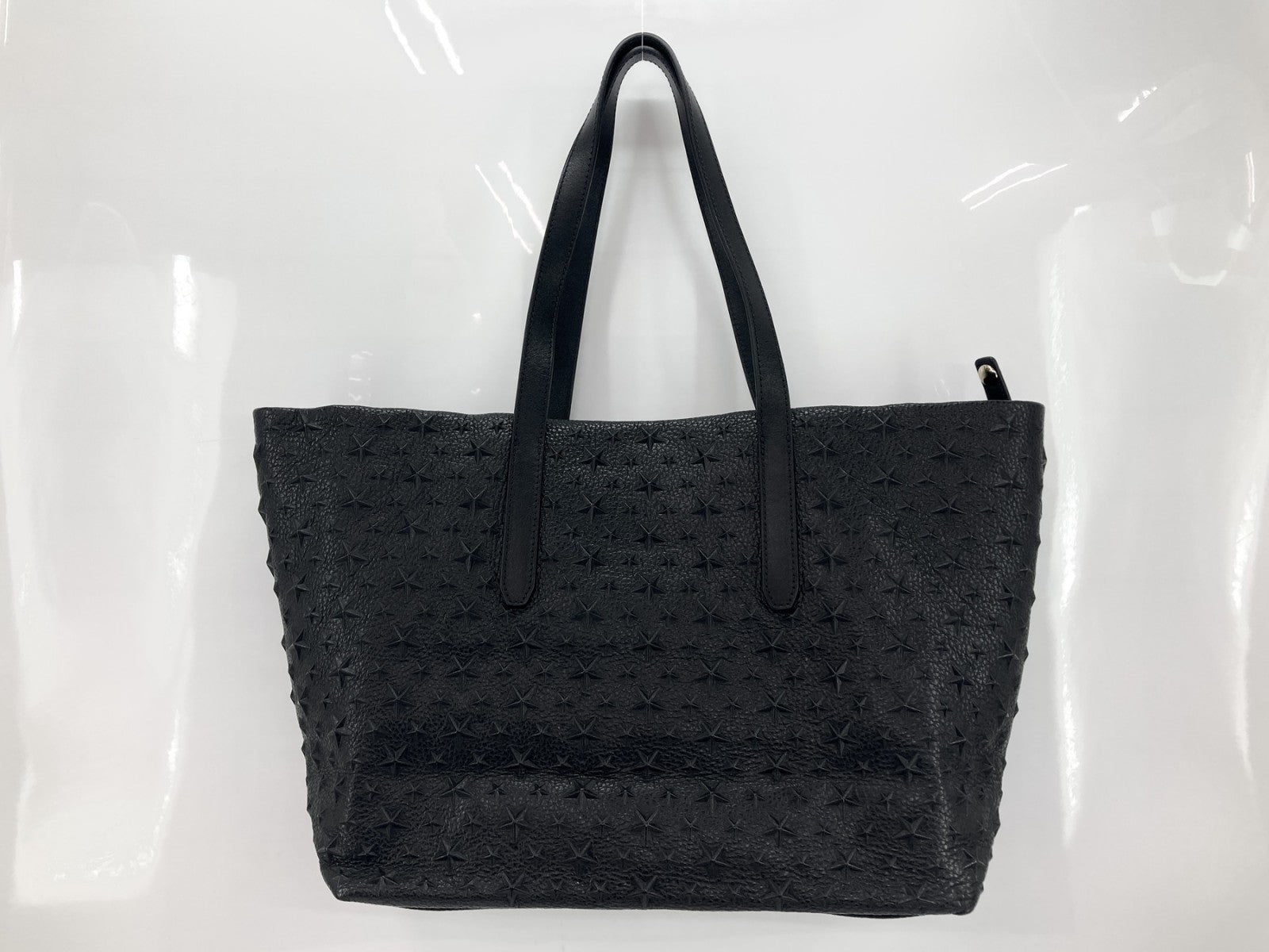 スターエンボストートバッグ BLK