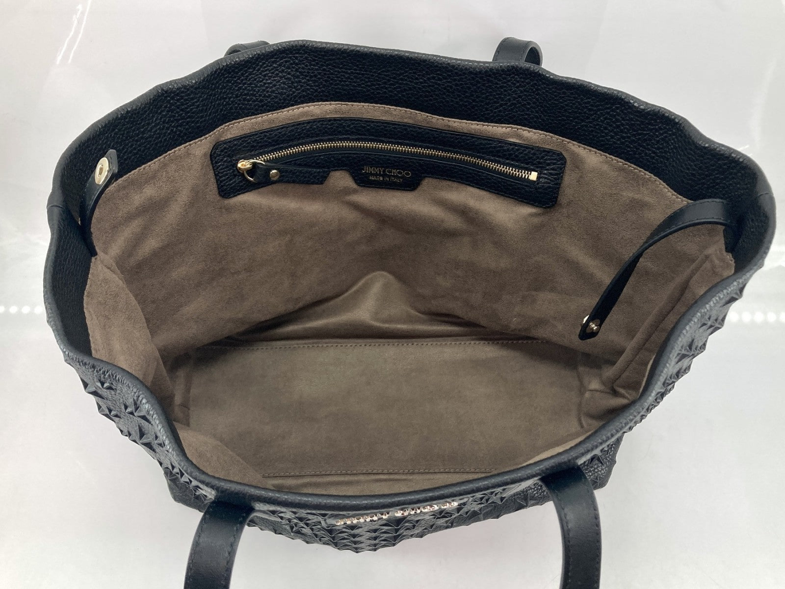 スターエンボストートバッグ BLK