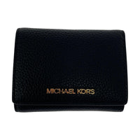 コンパクトウォレット MICHEAL KORS 三つ折り財布 ブラック