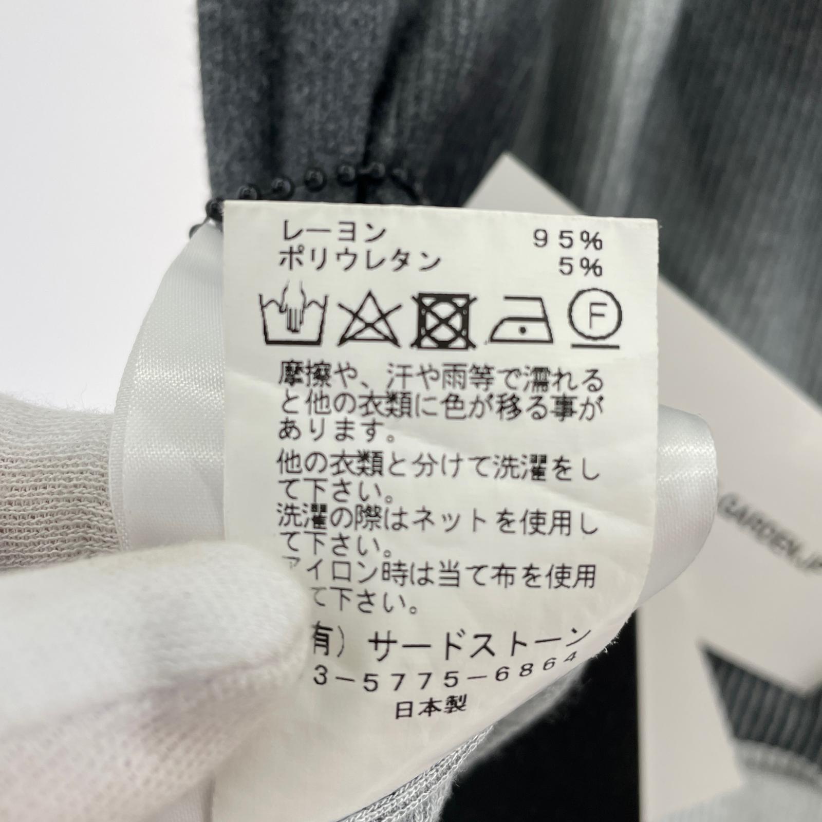 タンクトップ 24 PRE AW Rayon Stretch Rib Tank Top (3) ブラック