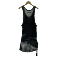 タンクトップ 24 PRE AW Rayon Stretch Rib Tank Top (3) ブラック