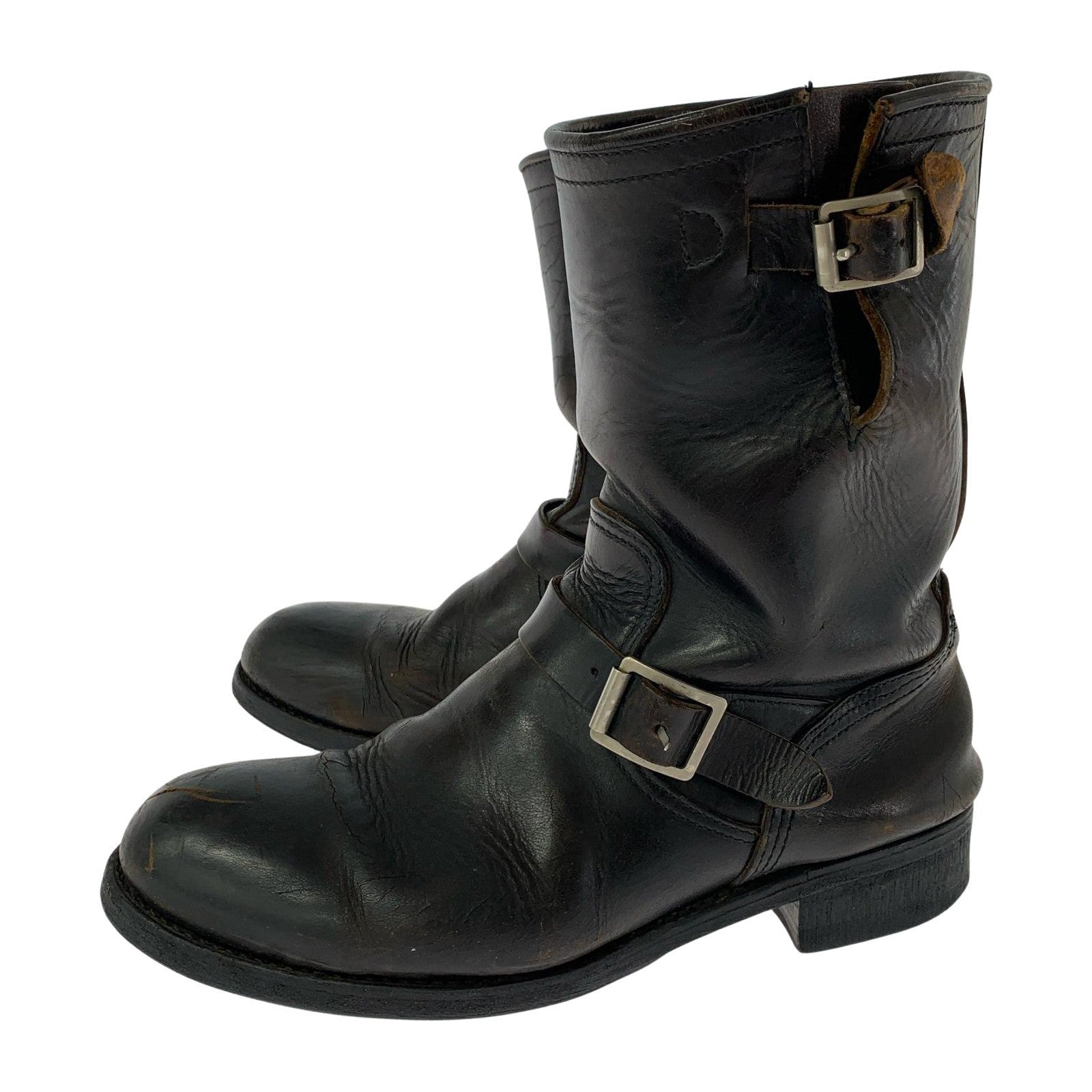 ブーツ Engineer ARTISAN LEATHER ENGINEER BOOTS ブラック