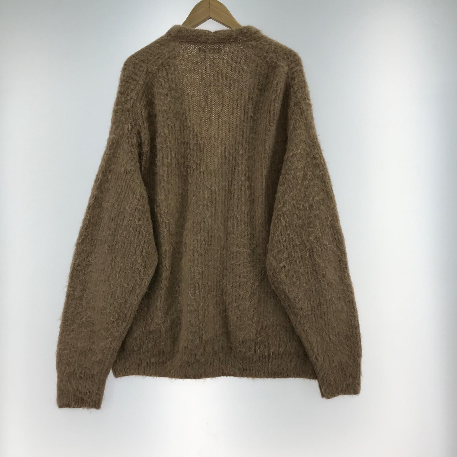 カーディガン SHAGGY ALPAKA CARDY 38 ブラウン