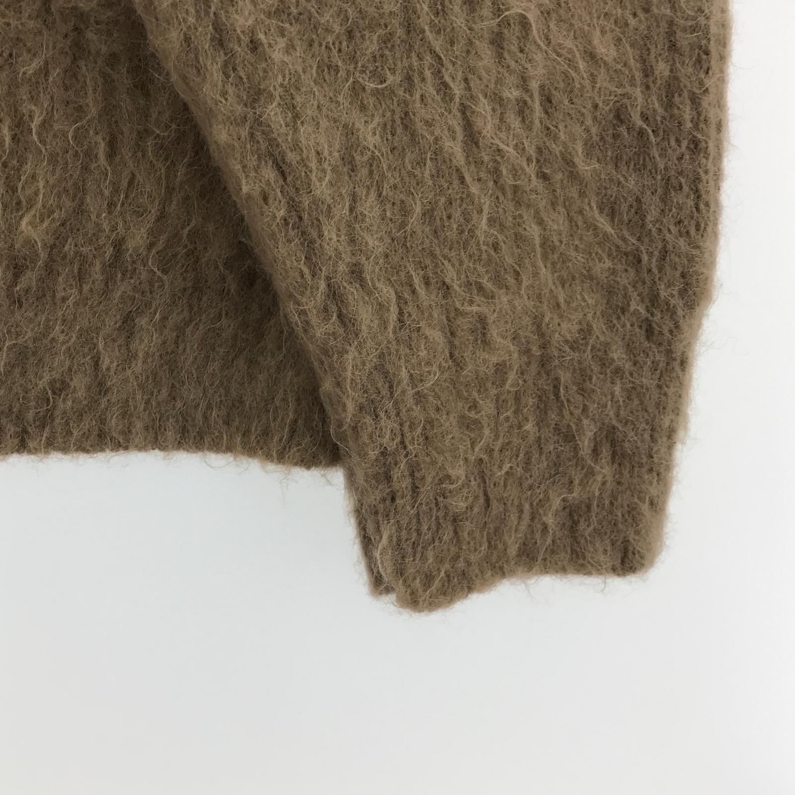 カーディガン SHAGGY ALPAKA CARDY 38 ブラウン