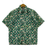 半袖シャツ 90s reyn spooner アロハシャツ 総柄 (S) S グリーン