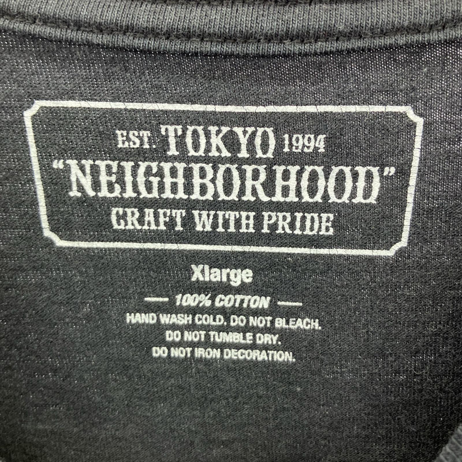 半袖Tシャツ NBHD SQUAD S/S TEE 黒 (XL) ブラック