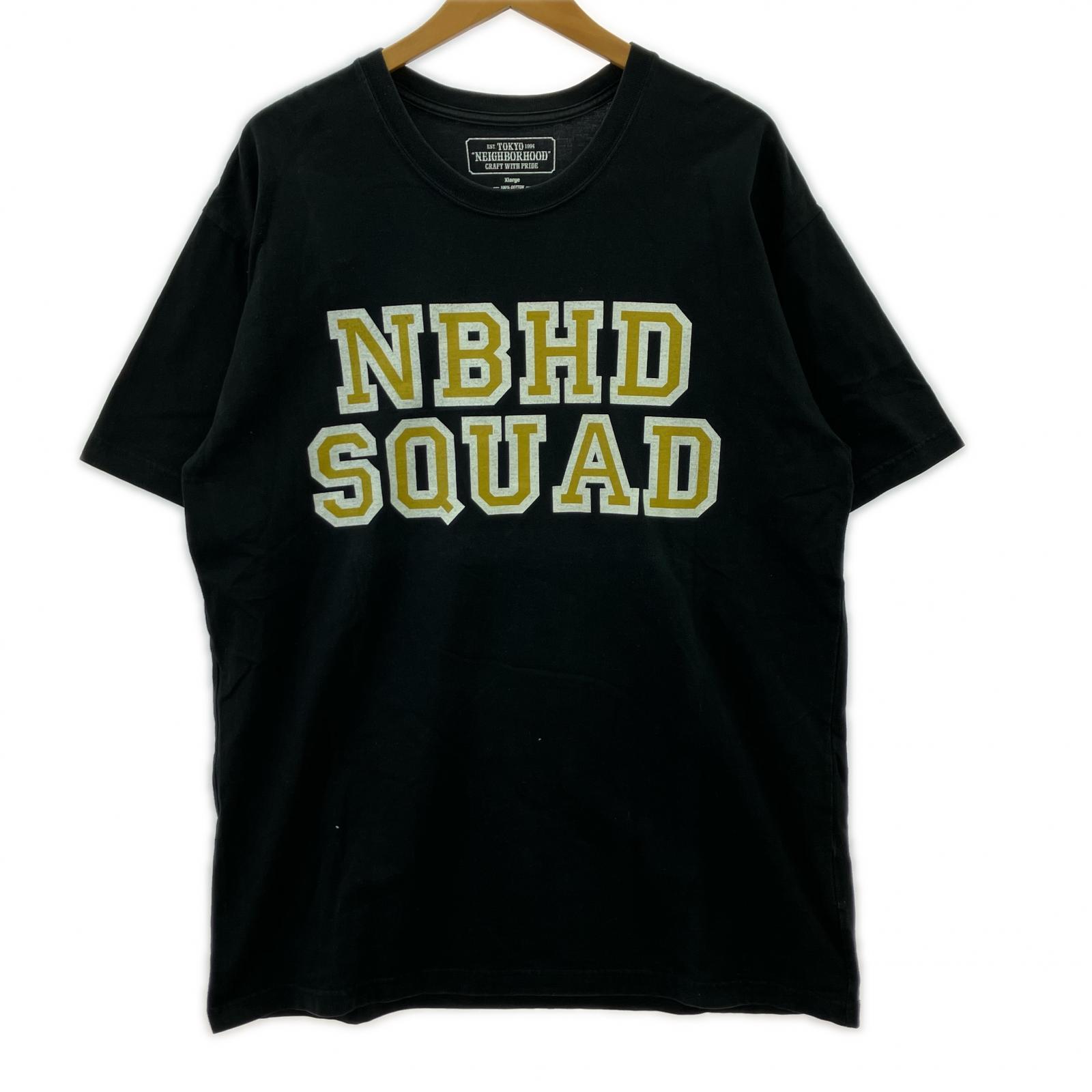 半袖Tシャツ NBHD SQUAD S/S TEE 黒 (XL) ブラック