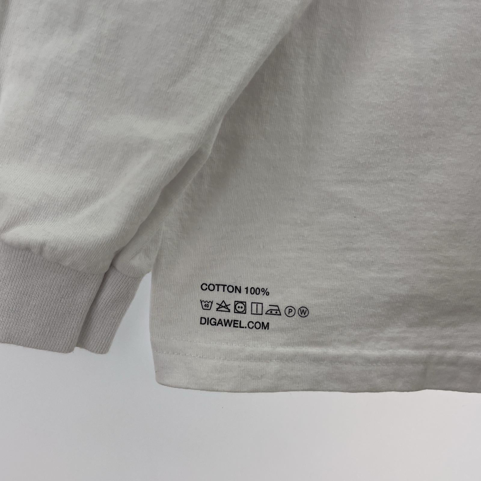 長袖Tシャツ MOCK TURTLE L/S TEE 白 ホワイト