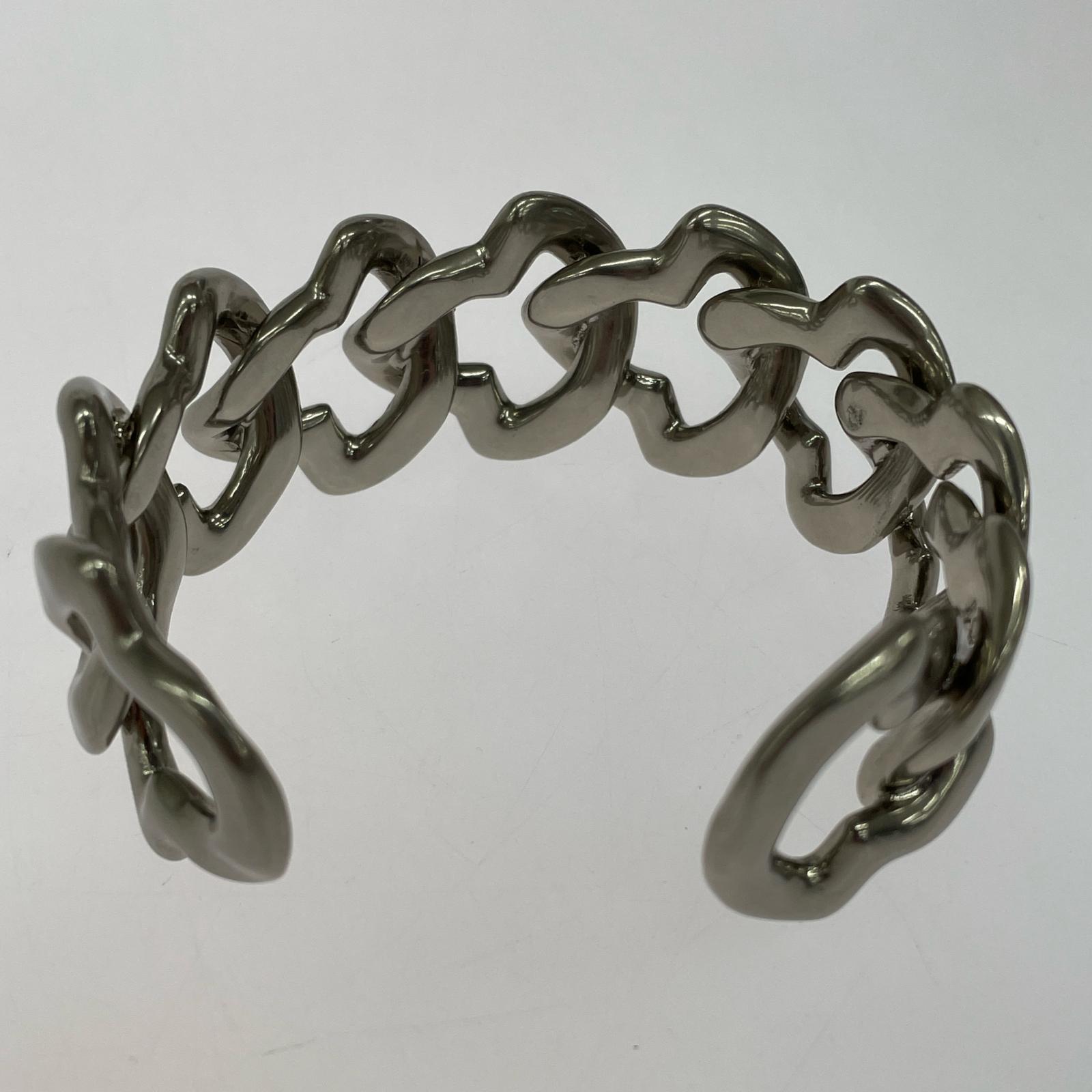 ブレスレット MONCLER COQ BRACELET バングル シルバー
