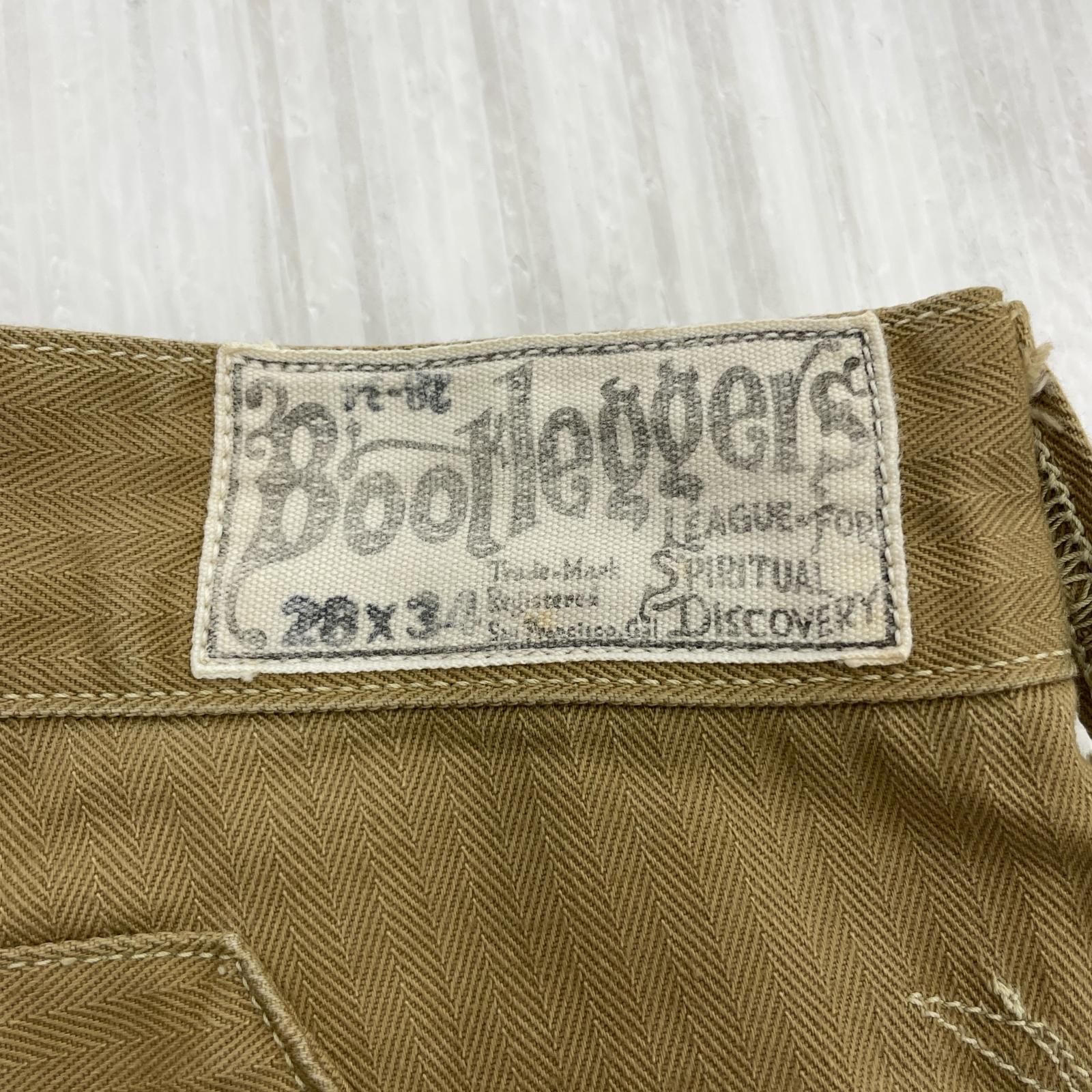 パンツ Bootleggers 尾錠 ヘリンボーン ダブルニー