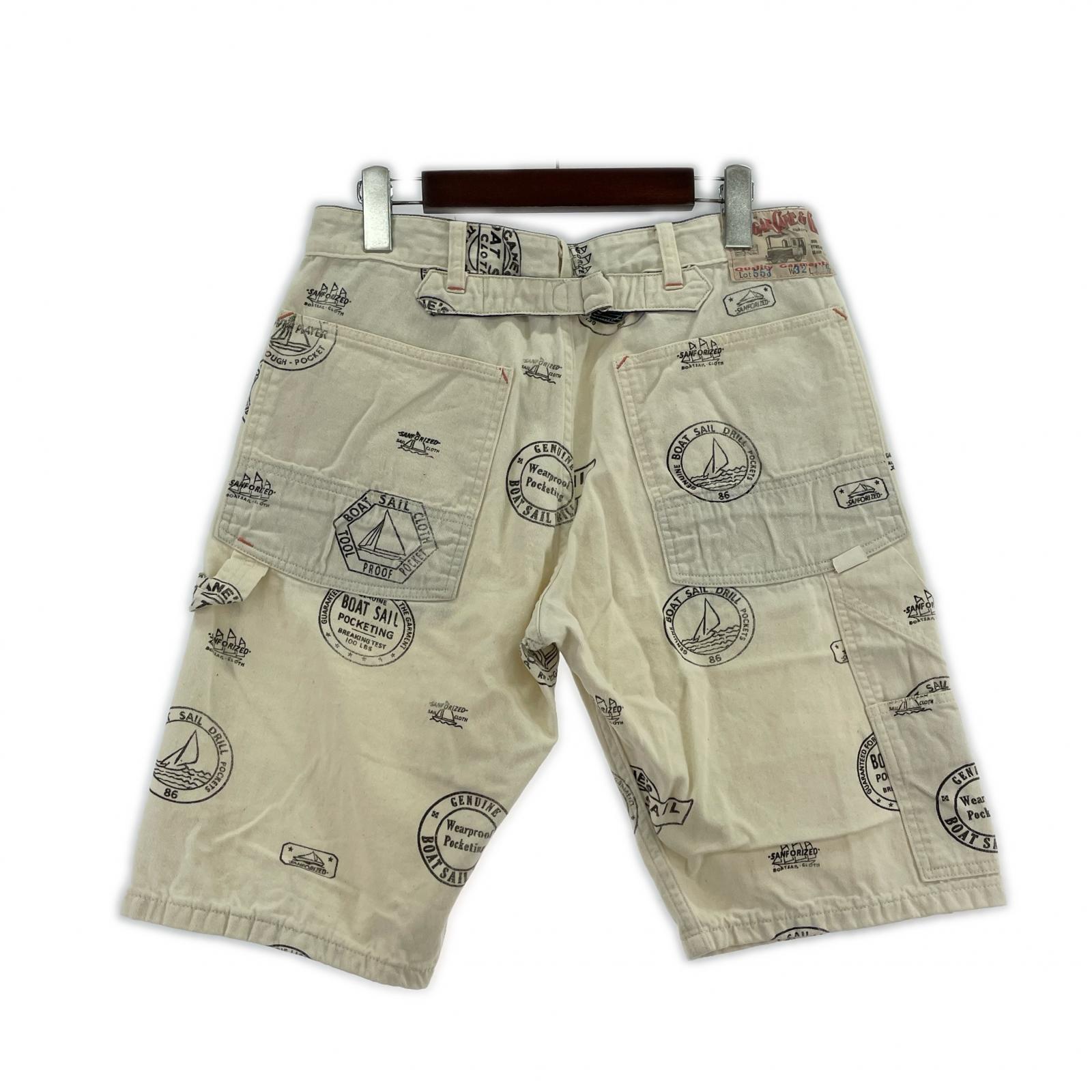 ショートパンツ ボートセイル Lot.553 ホワイト