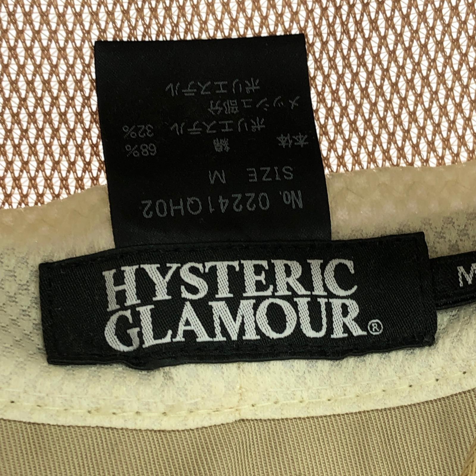 ハット HYSTERIC GLAMOUR ロゴ刺繍アドベンチャーハット 02241QH02 ベージュ M ベージュ