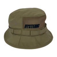 ハット HYSTERIC GLAMOUR ロゴ刺繍アドベンチャーハット 02241QH02 ベージュ M ベージュ