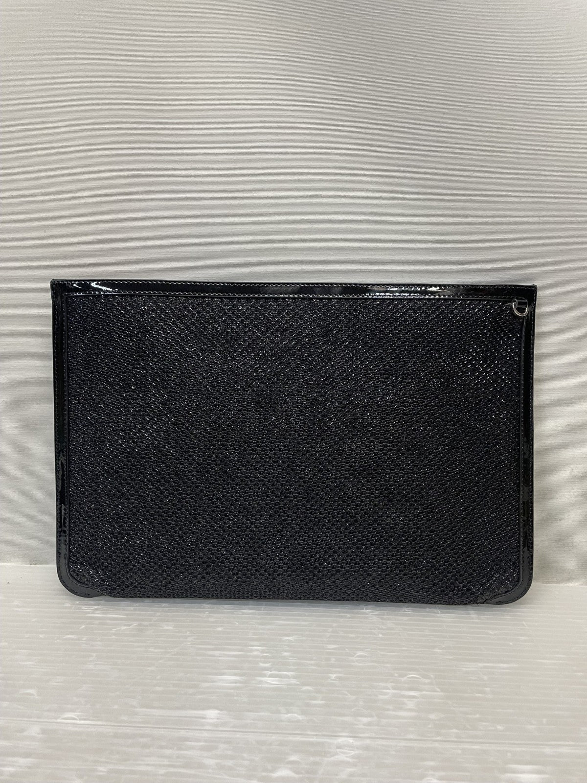 C.Louboutin スパイクスタッズ クラッチバッグ 黒