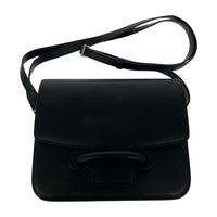 ショルダーバッグ VASIC CITY MINI レザーショルダーバッグ 黒 ブラック