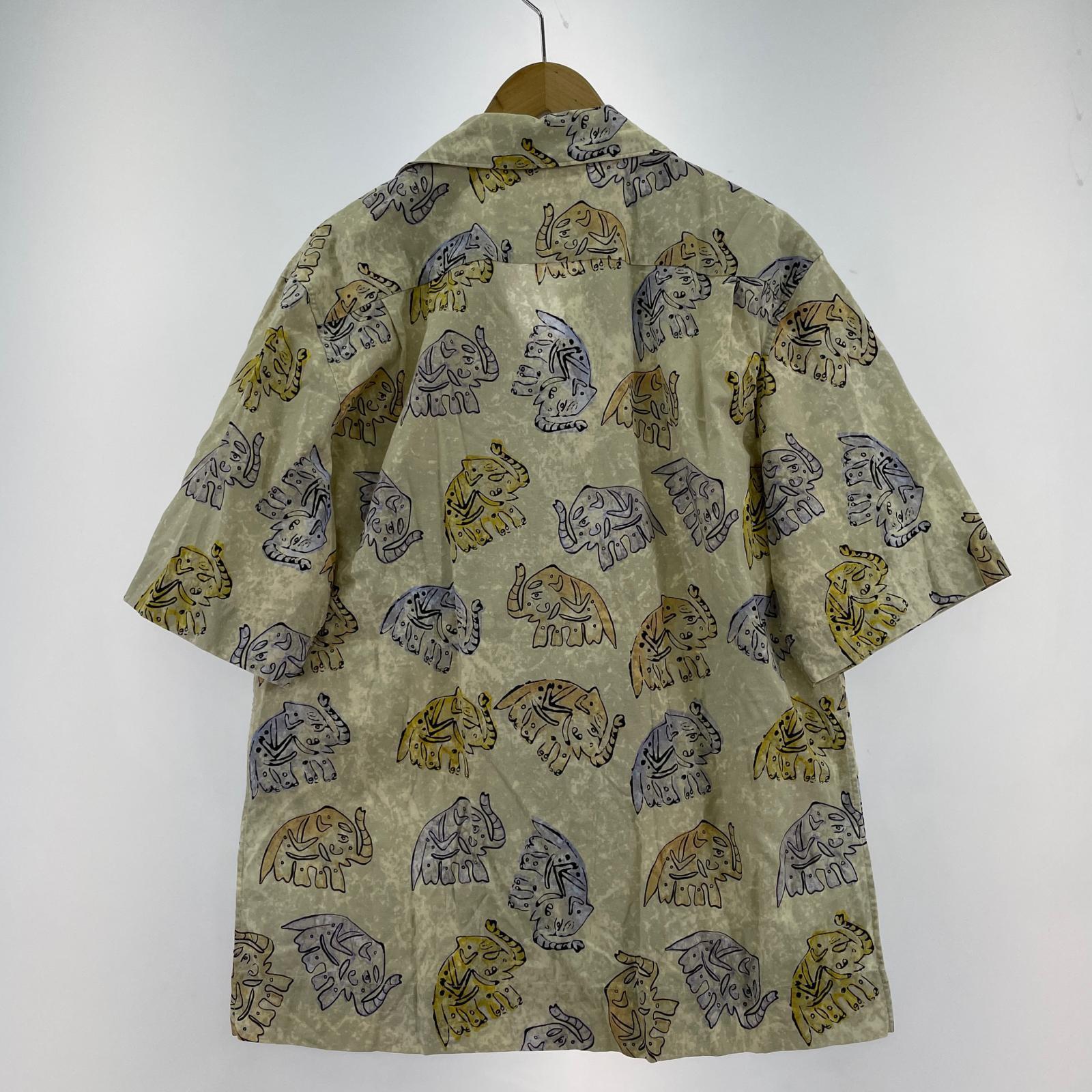 半袖シャツ Simon Elephant Print Vacation Shirt (48) 48