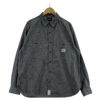 長袖シャツ DESCENDANT NOFOLK CHAMBRAY LS SHIRT シャンブレーシャツ 1 グレー