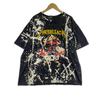 半袖Tシャツ METALLICA 総柄 黒(XL) ブラック